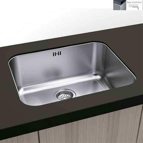 Fregadero Bajo Encimera 50x40 20 Cm Profund Acero Inox Aquazon