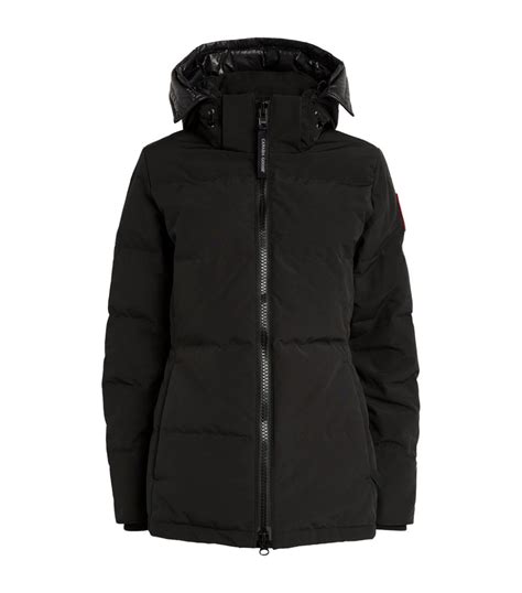 Canada Goose Black Chelsea Parka Coat Harrods Uk