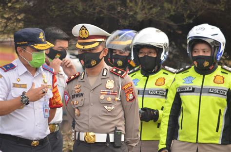 Satlantas Polres Metro Depok Bersama Dishub Kota Depok Menggelar