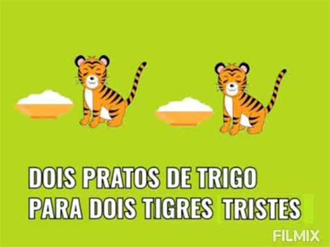 3 Pratos De Trigo Para 3 Tigres Tristes - TRAVA-LÍNGUAS: UM PRATO DE TRIGO PARA UM TIGRE TRISTE - BNCC - YouTube