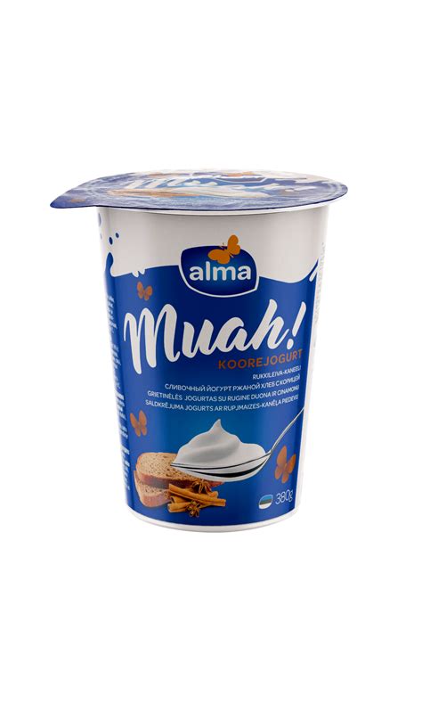 Alma Muah Cream Yoghurt Rye Bread Cinnamon G Valio