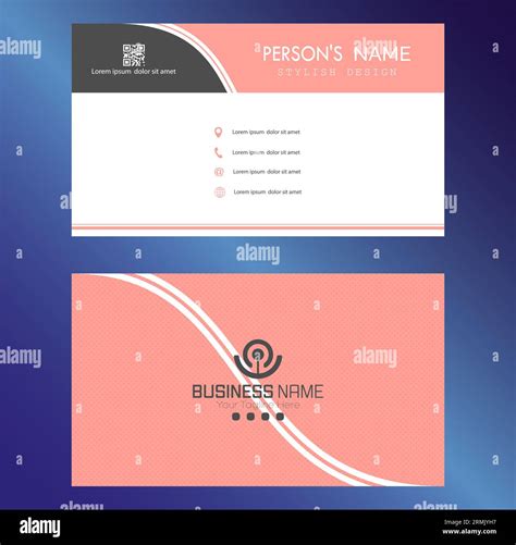 A Business Card Double Sided Business Corporate Card Design