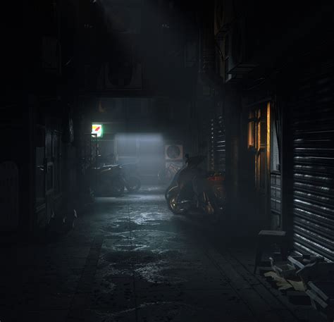 Dark Alleyway Steffen Hampel On Artstation At Artstation