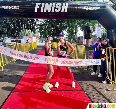 Foto Deretan Potret Nia Ramadhani Yang Makin Getol Lari Maraton