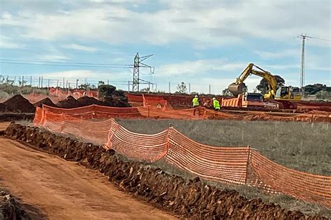 Comienzan en Brazatortas las obras de la subestación que canalizará