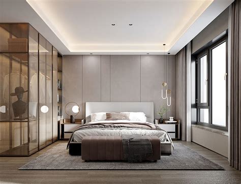 Modern Home villa bedroom decoration 3D model | CGTrader