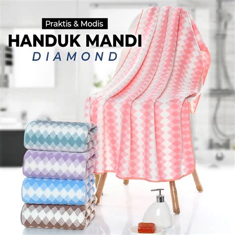 Jual Handuk Mandi Diamond Handuk Dewasa Tebal Premium Handuk Terpopuler