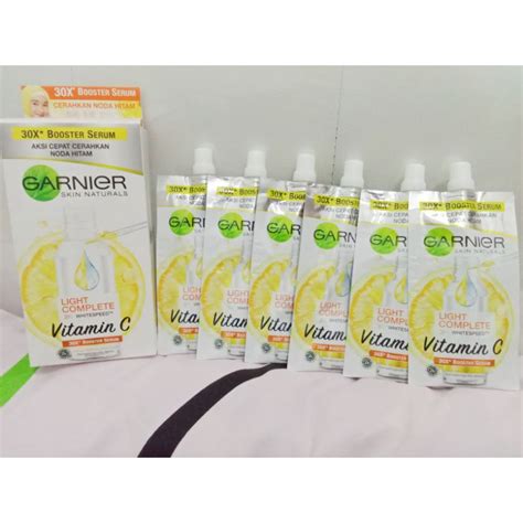 Jual GARNIER LIGHT COMPLETE BOSTER SERUM 7 5 ML Shopee Indonesia