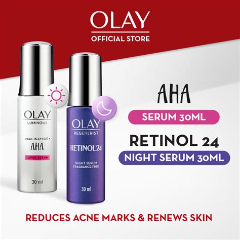 Bundle Of Olay Luminous Niacinamide Aha Face Super Serum