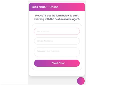 Responsive Chat Box UI Design Using HTML And CSS FREE