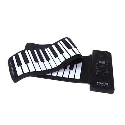 Key Electronic Piano Keyboard Silicon Flexible Roll Up Piano Sustain