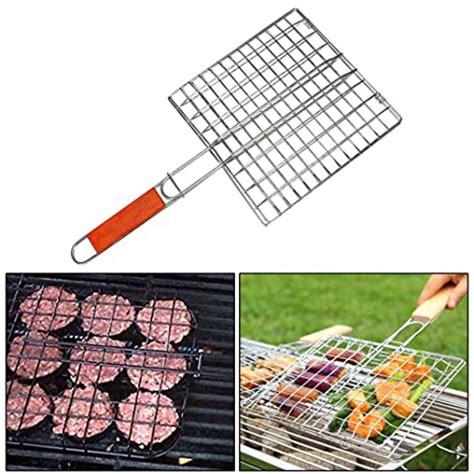 BBQ Grill Stainless Steel Hand Grill ( 9 Inch Small Size). price in ...