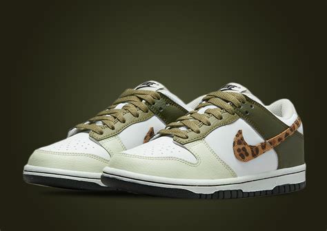 A Leopard Swoosh Accents This Nike Dunk Low Sneaker News