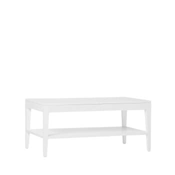 Mesa Centro Elevable Industrial X Cm Roble Nordish Y Blanco Skadi