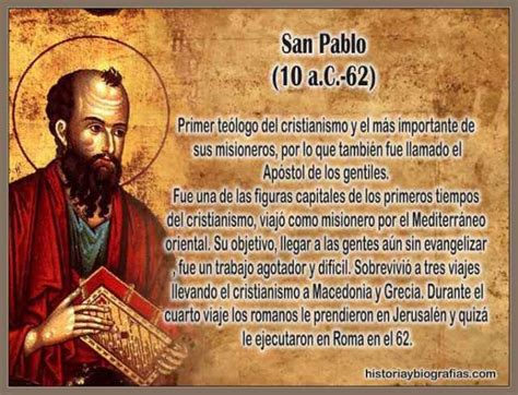 Biografia De San Pablo Apostol Historia De Su Vida Y Viajes