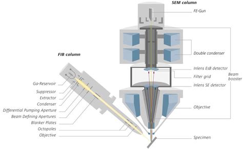 A Schematic Setup Of A Dual Beam Fib Instrument Image From