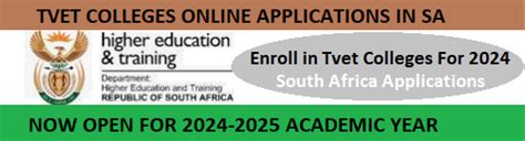 TVET Colleges Open For 2025 2026 Applications Apply Online For