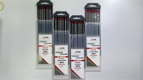 Hdb Big Sales Wt20 24x175mm 2 Thoriated Tungsten Electrode For Tig