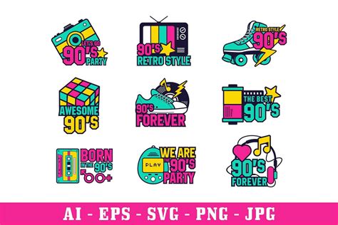 90S Logos