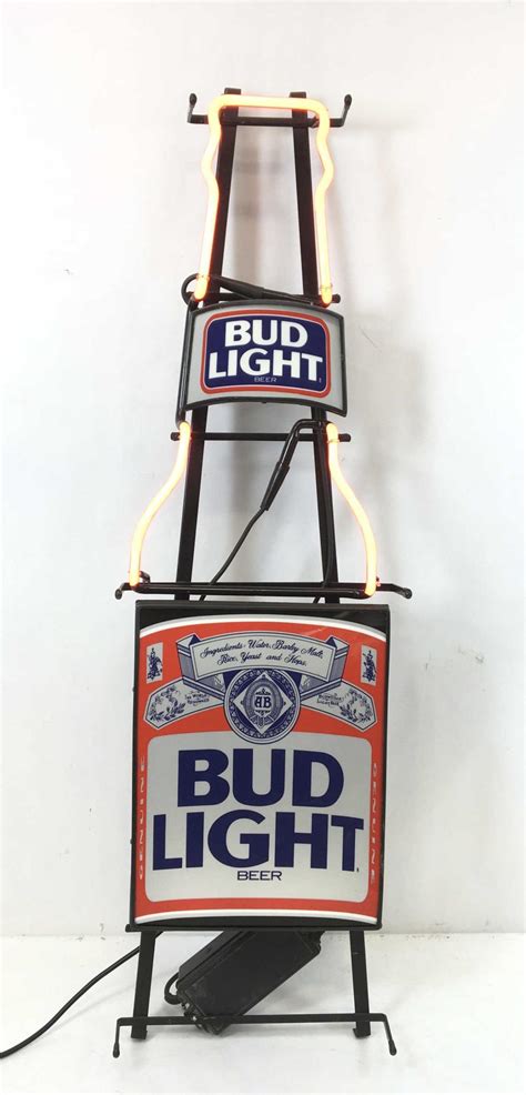 Lot Bud Light Beer Neon Advertising Sign