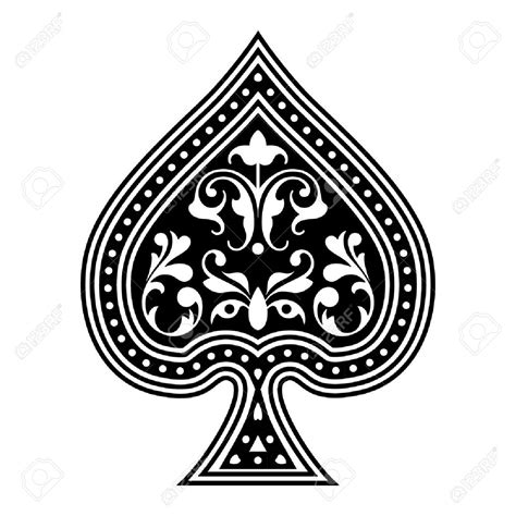 Ace Of Spades Vector at GetDrawings | Free download