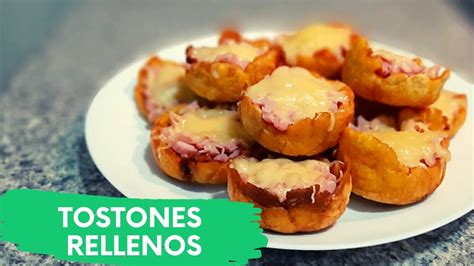 Tostones Rellenos De Jam N Y Queso Dale Un Toque M S Sabroso A Tus