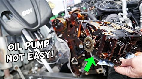 HYUNDAI SANTA FE OIL PUMP REPLACEMENT NO OIL PRESSURE YouTube