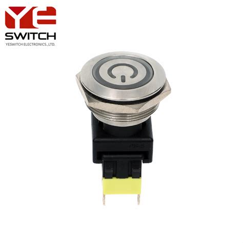 Mm High Current Metal Pushbutton China Illuminated Push Button And