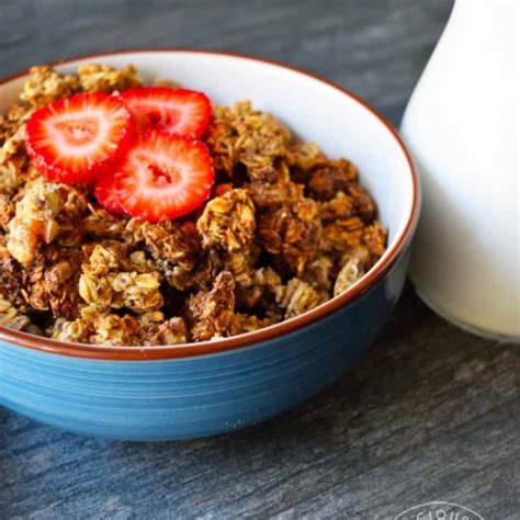 Low Sugar Granola Recipe | The Gracious Pantry