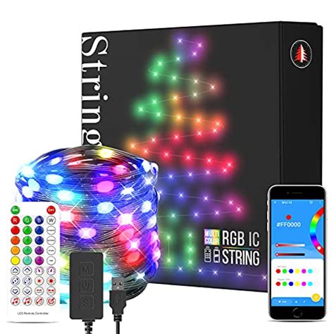 Smart Fairy String Lights Rgb Ic Ws B Ic Ft Usb Bluetooth Twinkle