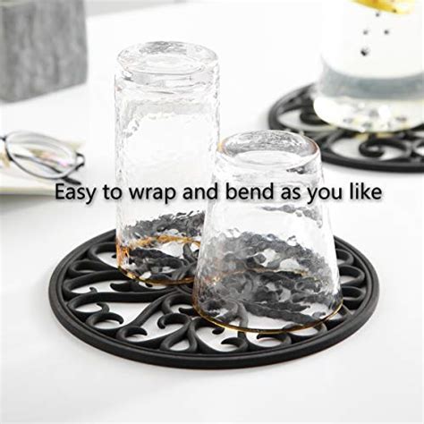 Silicone Trivet Mat Hot Pot Holder Hot Pads For Table Countertop Teapot Trivet Kitchen