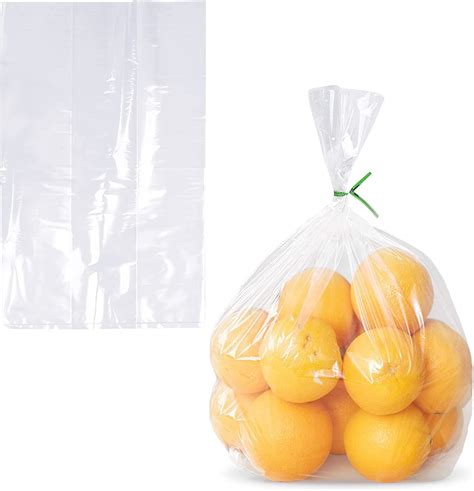 Apq Clear Gusseted Poly Bags X X Inch Pack Of Plastic