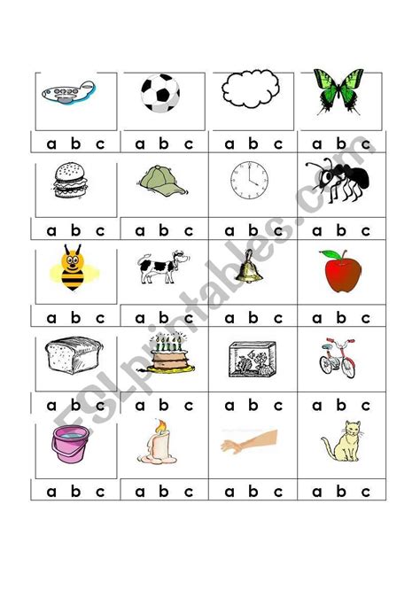 Beginning Sounds Pack Worksheets And Gumball Game