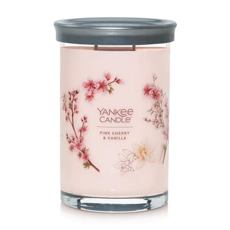 Candle Yankee Signature Large Tumbler Pink Cherry Vanilla Skout