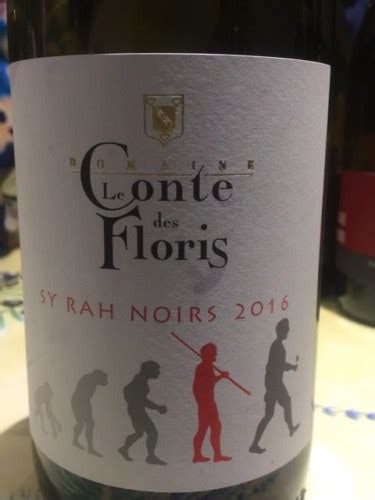 Domaine Le Conte Des Floris Sy Rah Noirs Vivino Us