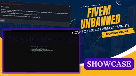 FiveM Unban Global Server Anticheat MONSTER SPOOFER WORKING