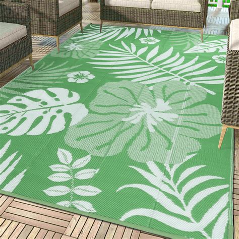 6x9 Outdoor Rugs For Patios Yamaziot Patio Rug Rv Mats Waterproof