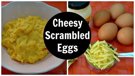 Easy Cheesy Scrambled Eggs Recipe Best Perfect Fluffy Scramble With