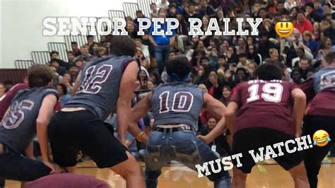 Senior Pep Rally Class Of 2019 Youtube