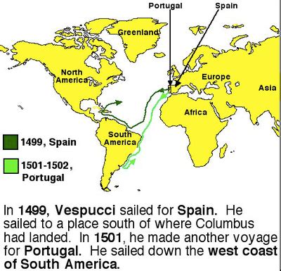 Best Ideas For Coloring Amerigo Vespucci Voyages