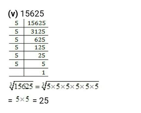 Find The Cube Root Of 15625 By Prime Factorization Method Maths Cubes And Cube Roots