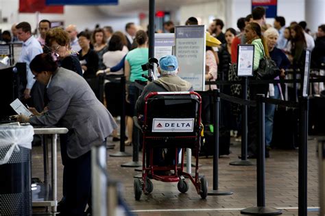 A Few Passengers Use Wheelchairs To Avoid Airport Lines The New York Times