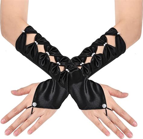 Amazon Babeyond Fingerless Gloves For Women S Opera Cosplay