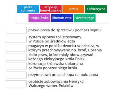 Klasa 6 W czasach ostatnich jagiellonów historia Materiały dydaktyczne