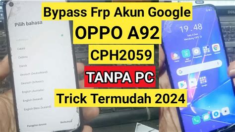 Cara Bypass Lupa Akun Google Oppo A Cph Tanpa Pc Trik Termudah