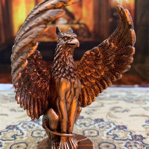 Gryffindor Guardian Harry Potter Griffin Resin Figur Hogwarts Etsy