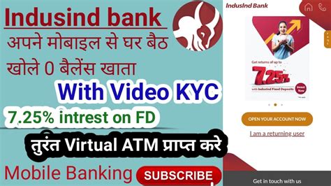 Zero Balance Account Kaise Khole Indusind Bank Account Opening Online