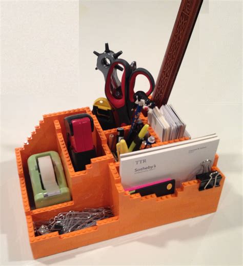 My Custom Made Lego Desk Organizer Lego Desk Lego Diy Lego Craft