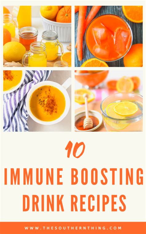 10 Immune Boosting Drink Recipes The Southern Thing