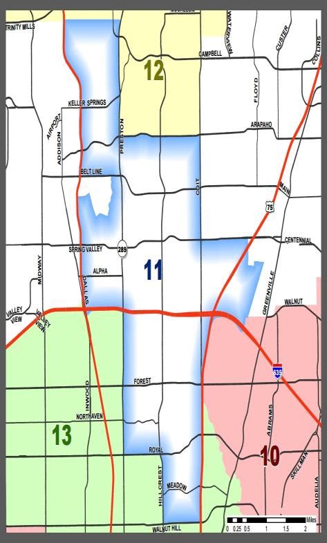 Dallas City Council Districts Map Maping Resources